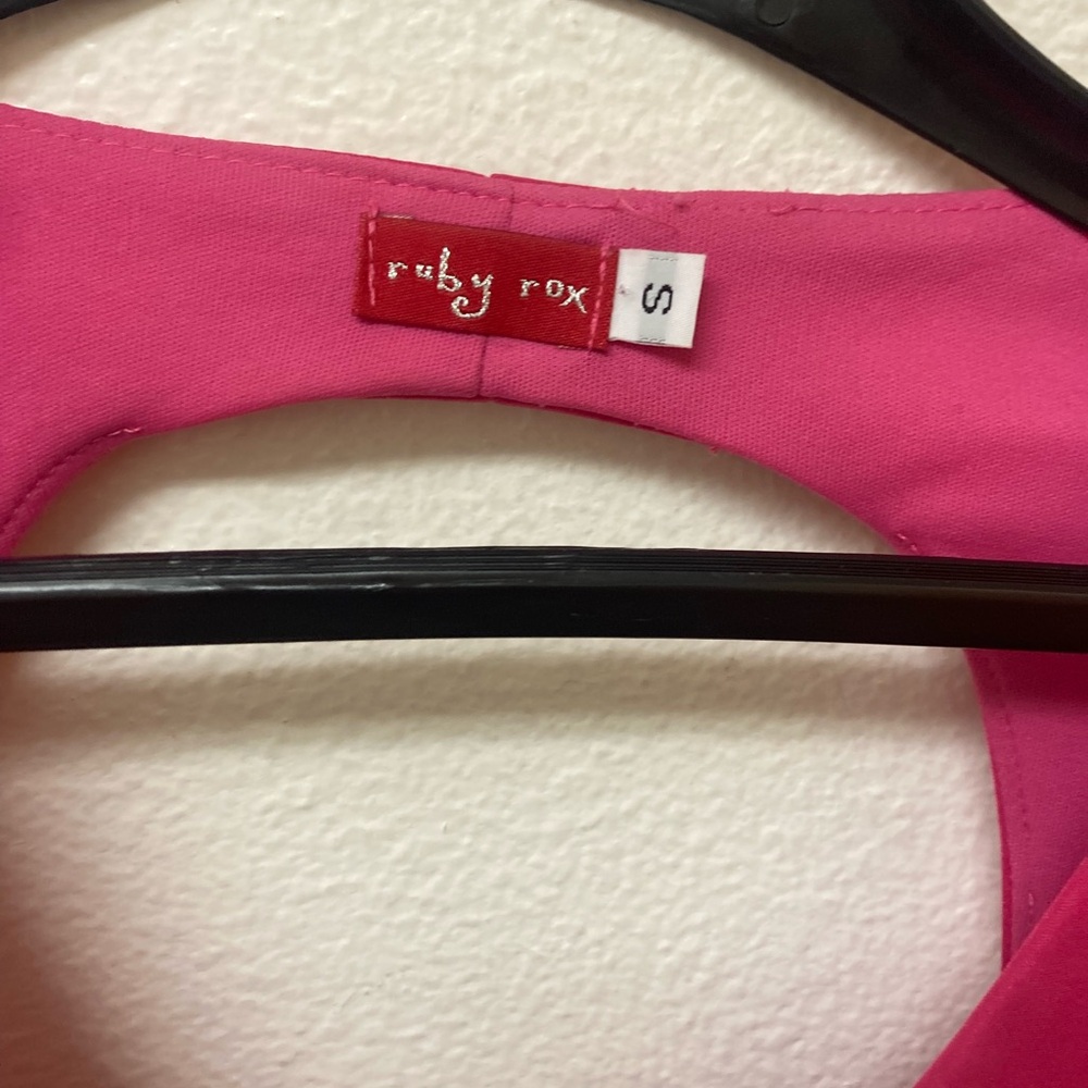 Ruby Rox Shocking Punk Ruched Cocktail Dress (S) - image 7